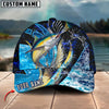 BlueJose Fishing Tailored Tides Pattern Personalized Cap (11 Breeds)