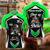 BlueJose Billiards 8-Ball Pool Shut Up and Shoot Ver Triangle Rack Personalized Name, Team Name Unisex Shirt (4 Colors)