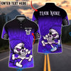BlueJose Darts Skull Flame Personalized Name, Team Name Unisex Shirt (4 Colors)