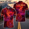 BlueJose Darts Eagle Neon Glow Personalized Name, Team Name Shirt (4 Colors)