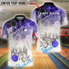 BlueJose Bowling And Pins Cartoon Pins Confusion Customized Name, Team Name 3D Shirt (4 Colors)