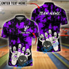 BlueJose Bowling And Pins Scared Pins Chaos Customized Name, Team Name 3D Shirt (4 Colors)