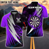 BlueJose Darts Polka Dot Customized Name, Team Name 3D Shirt (4 Colors)