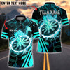 BlueJose Darts Fiery Dartboard Explosion 2 Customized Name, Team Name 3D Shirt (4 Colors)