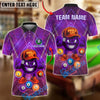 BlueJose Billiards Pools Life 8 Ball Glow Cartoon Personalized Name, Team Name Unisex Shirt (4 Colors)