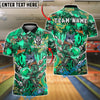 BlueJose Bowling And Pins Graffiti Wolf Jetpack Pins Customized Name, Team Name 3D Shirt (4 Colors)