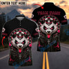 BlueJose Darts Gothic Panda with Skull Hat Personalized Name, Team Name Shirt (4 Colors)
