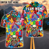 BlueJose Darts Think Before You Judge Puzzle Skull Personalized Name, Team Name Shirt