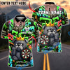 BlueJose Darts Bulldog King Graffiti Crown Customized Name, Team Name 3D Shirt (4 Colors)