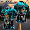 BlueJose Darts Gorilla King Rebel Attitude Customized Name, Team Name 3D Shirt (4 Colors)