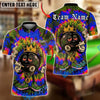 BlueJose Billiards 8 Ball Cartoon Rasta Weed Leaf Personalized Name, Team Name Unisex Shirt (4 Colors)