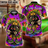 BlueJose Billiards 8 Ball Cartoon Rasta Weed Leaf Personalized Name, Team Name Unisex Shirt (4 Colors)