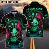 BlueJose Darts Teddy with Chains & Flames Personalized Name, Team Name Shirt (4 Colors)
