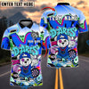 BlueJose Darts Urban Graffiti Cool Bear Personalized Name, Team Name Shirt (4 Colors)