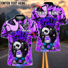 BlueJose Darts Skateboard Panda in Street Personalized Name, Team Name Shirt (4 Colors)