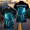 BlueJose Darts Fantasy Dragon Blade Personalized Name, Team Name Shirt (4 Colors)