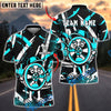 BlueJose Darts Funny Cartoon Dartboard Customized Name, Team Name 3D Shirt (4 Colors)