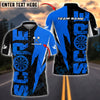 BlueJose Darts Bold Typography Theme Personalized Name, Team Name Shirt (4 Colors)