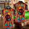 BlueJose Billiards 8 Ball Neon Graffiti Cannabis Personalized Name, Team Name Unisex Shirt (4 Colors)