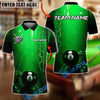BlueJose Billiards 8 Ball Digital Glow Personalized Name, Team Name Unisex Shirt (4 Colors)