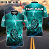 BlueJose Darts Lightning Glow Storm Personalized Name, Team Name Unisex Shirt (4 Colors)