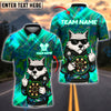 BlueJose Darts Wolf Graffiti Style Customized Name, Team Name 3D Shirt (4 Colors)
