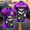 BlueJose Darts Wolf Graffiti Style Customized Name, Team Name 3D Shirt (4 Colors)