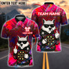 BlueJose Darts Wolf Graffiti Style Customized Name, Team Name 3D Shirt (4 Colors)