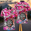 BlueJose Darts Urban Mask Dartboard Graffiti Personalized Name, Team Name Shirt (4 Colors)