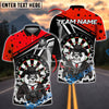 BlueJose Darts Gangster Panda Dartboard Customized Name, Team Name 3D Shirt (4 Colors)