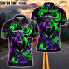 BlueJose Darts Bull Fiery Smoke Splash Customized Name, Team Name 3D Shirt (4 Colors)