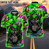 BlueJose Darts Cartoon Wolf Graffiti Customized Name, Team Name 3D Shirt (4 Colors)