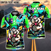 BlueJose Darts Dartboard Bear Street Style Customized Name, Team Name 3D Shirt (4 Colors)