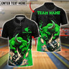 BlueJose Bowling Bull Power Customized Name, Team Name 3D Shirt (4 Colors)