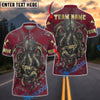 BlueJose Darts Dark Octopus Gold Rune Customized Name, Team Name 3D Shirt (4 Colors)