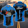 BlueJose Darts Canada Maple Leaf Style Personalized Name, Team Name Shirt (4 Colors)
