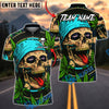 BlueJose Darts Skull Weed Beanie High Skull Art Multicolor Options Personalized Name Shirt (4 Colors)