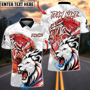 BlueJose Darts Lion Dartboard Impact Multicolor Options Personalized Name Shirt (4 Colors)