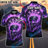 BlueJose Darts Lightning Flame Skull Multicolor Options Personalized Name Shirt (4 Colors)