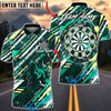 BlueJose Darts Abstract Strike Style Multicolor Options Personalized Name Shirt (4 Colors)