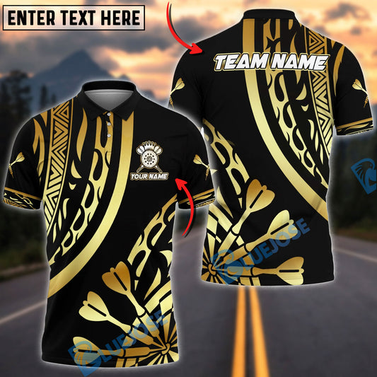 BlueJose Darts Elite Tribal Personalized Name, Team Name Unisex Shirt (6 Colors)