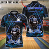 BlueJose Bowling And Pins Cool Champion Customized Name, Team Name 3D Shirt (6 Colors)