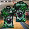 BlueJose Bowling And Pins Cool Champion Customized Name, Team Name 3D Shirt (6 Colors)