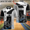 BlueJose Bowling And Pins Premium Line Customized Name, Team Name 3D Shirt (6 Colors)