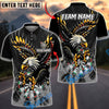 BlueJose Darts Eagle Attack Personalized Name, Team Name Unisex Shirt (6 Colors)
