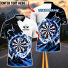 BlueJose Darts Dartboard Storm Power Personalized Name, Team Name Unisex Shirt (6 Colors)