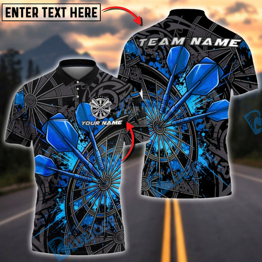 BlueJose Darts Steel Triple Dart Precision Multicolor Options Personalized Name Shirt (4 Colors)