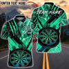 BlueJose Darts Electric Strike Triple Dartboard Multicolor Options Personalized Name Shirt (6 Colors)