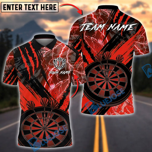 BlueJose Darts Electric Strike Triple Dartboard Multicolor Options Personalized Name Shirt (6 Colors)