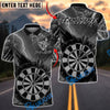 BlueJose Darts Lightning Dartboard Precision Throw Multicolor Options Personalized Name Shirt (6 Colors)
